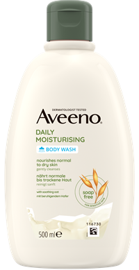 Aveeno® Daily Moisturising tusfürdő, enyhe illattal, 500 ml