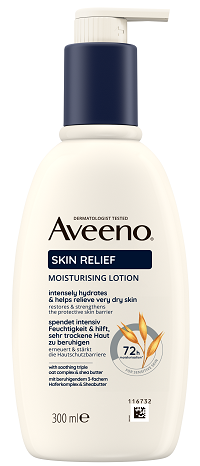 Aveeno® Skin Relief illatmentes hidratáló testápoló, 300 ml