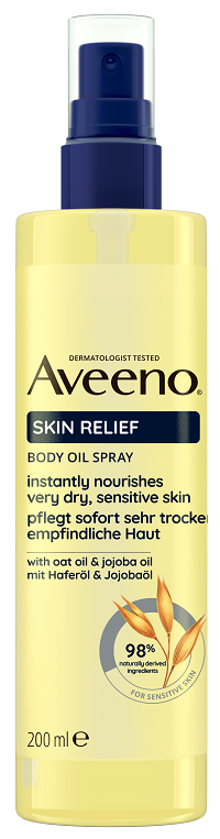 Aveeno® Skin Relief testápoló olajspray, 200 ml